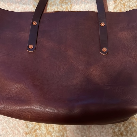 Goforthgoods "Avery" Tote, Medium, Mocha - Picture 7 of 12